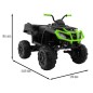 ATV electric QUAD XL, off road, 6V, roti plastic, LED, telecomanda, MP3, portbagaj, 116x78x81cm ATV electric QUAD XL, off road, 6V, roti plastic, LED, telecomanda, MP3, portbagaj, 116x78x81cm