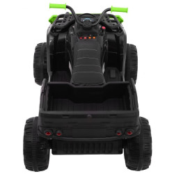 ATV electric QUAD XL, off road, 6V, roti plastic, LED, telecomanda, MP3, portbagaj, 116x78x81cm