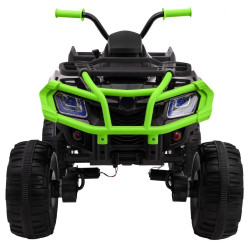 ATV electric QUAD XL, off road, 6V, roti plastic, LED, telecomanda, MP3, portbagaj, 116x78x81cm