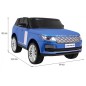 Masinuta electrica Range Rover, 2 locuri, roti EVA, albastru