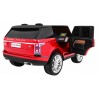 Masinuta electrica Range Rover, 4 motoare, roti spuma EVA, rosu
