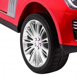 Masinuta electrica Range Rover, 4 motoare, roti spuma EVA, rosu