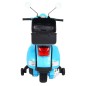 Scuter electric sport, 2x24V/200W, roti EVA, 3 viteze, suspensie spate, lumina LED, muzica mod educativ, MP3, SD, USB