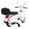 Scuter Vespa electric, 25W, roti EVA, Muzica pe volan, MP3, SD, AUX, USB, lumini fata spate, roti aditionale