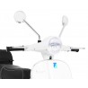 Scuter Vespa electric, 25W, roti EVA, Muzica pe volan, MP3, SD, AUX, USB, lumini fata spate, roti aditionale
