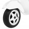 Scuter Vespa electric, 25W, roti EVA, Muzica pe volan, MP3, SD, AUX, USB, lumini fata spate, roti aditionale