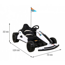 Kart electric, SPEED 7 DRIFT KING, sport, 24V, roti EVA, plastic, 130x75x53cm