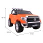 Masinuta electrica Toyota Tundra XXL, 2 motoare, 2 locuri, portocaliu
