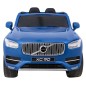 Masinuta electrica Volvo XC90, roti spuma EVA, 2 motoare, Bluetooth, albastru