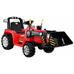 Masinuta electrica Excavator, 2x45W, 3 viteze, suspensii fata spate, muzica, MP3, AUX, control cupa, greutate suportata 30 kg