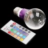 Bec decoarativ clasic LED 16 culori cu telecomanda