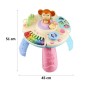 Centru de activitati bebelusi, interactiv, muzica, pian, volan, forme, 51x45x32 cm, resigilat