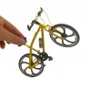 Macheta bicicleta MTB, scara 1:8, model realist, metal, 19.5×7.5×12 cm