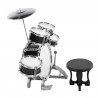 Set 5 tobe jazz pentru copii, bete incluse, scaun, 3 ani+