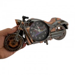 Ceas de masa Motocicleta, afisaj analog, cu cifre, 17x13 cm
