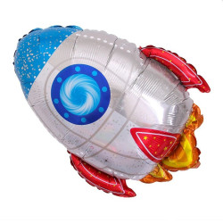 Aranjament baloane Space Travelling, ghirlanda La multi ani, 45 piese latex si folie
