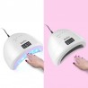 Lampa UV LED pentru manichiura, 48W, temporizator cu 4 optiuni, LCD, senzor infrarosu
