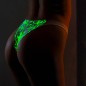 Body din dantela fosforescenta, lenjerie intima dama, marime 34-36