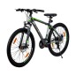Bicicleta Mountain Bike, roti 26 inch, cadru aluminiu, 21 viteze, frane mecanice pe disc, verde
