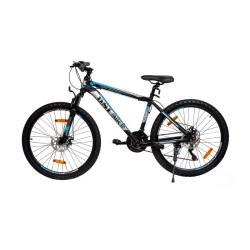 Bicicleta Mountain Bike, roti 26 inch, cadru aluminiu,21 viteze Shimano, frane pe disc, albastru