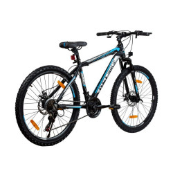 Bicicleta Mountain Bike, roti 26 inch, cadru aluminiu,21 viteze Shimano, frane pe disc, albastru