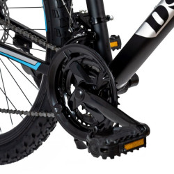 Bicicleta Mountain Bike, roti 26 inch, cadru aluminiu,21 viteze Shimano, frane pe disc, albastru