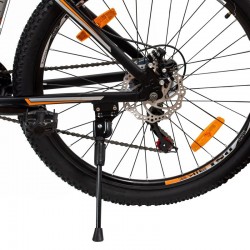 Bicicleta Mountain Bike, roti 26 inch, cadru aluminiu, schimbator Shimano 21 viteze, frane pe disc, portocalie