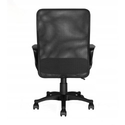 Scaun ergonomic de birou, inaltime reglabila 90-102 cm, roti cauciuc, mesh negru