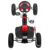 Kart cu pedale, roti spuma EVA, scaun reglabil, cutie viteze, volan, frana de mana, rosu