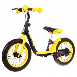 Bicicleta fara pedale, 12 inch, manere antiderapante, inaltime reglabila 34-47 cm