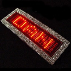 Curea cu catarama si display LED text personalizabil