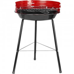 Gratar pe carbuni, grill reglabil, protectie anti vant, 41x33,5x46,5 cm
