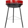 Gratar pe carbuni, grill reglabil, protectie anti vant, 41x33,5x46,5 cm