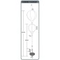 Stand de box pentru copii, manusi incluse, inaltime reglabila, structura otel cu arc Stand de box pentru copii, manusi incluse, inaltime reglabila, structura otel cu arc