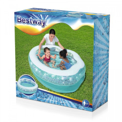 Piscina gonflabila cu pereti transparenti, 230 litri, 150x127x43 cm