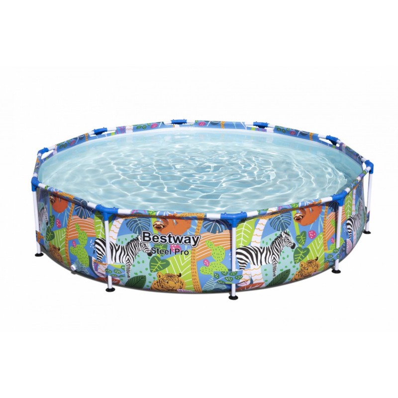 Piscina cu cadru metalic, 305x66 cm, rotunda, 4062L Piscina cu cadru metalic, 305x66 cm, rotunda, 4062L