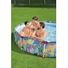 Piscina cu cadru metalic, 305x66 cm, rotunda, 4062L