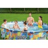 Piscina cu cadru metalic, 305x66 cm, rotunda, 4062L
