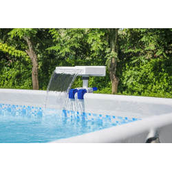 Fantana LED pentru piscina, 7 culori, oprire automata, factor IP67