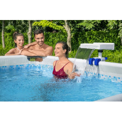 Fantana LED pentru piscina, 7 culori, oprire automata, factor IP67