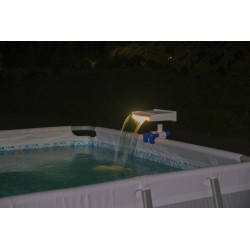 Fantana LED pentru piscina, 7 culori, oprire automata, factor IP67