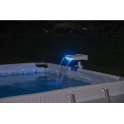 Fantana LED pentru piscina, 7 culori, oprire automata, factor IP67