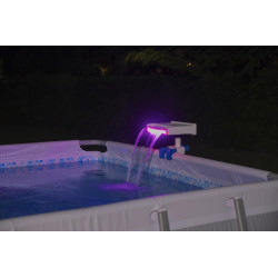Fantana LED pentru piscina, 7 culori, oprire automata, factor IP67