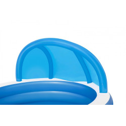 Piscina gonflabila tip baldachin, 241x140 cm, scaun, parasolar, capacitate 850 litri