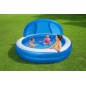Piscina gonflabila tip baldachin, 241x140 cm, scaun, parasolar, capacitate 850 litri Piscina gonflabila tip baldachin, 241x140 cm, scaun, parasolar, capacitate 850 litri