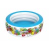Piscina gonflabila pentru copii, 152x152x51 cm, 3 camere de aer, material vinil, 152x51 cm