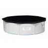 Husa pentru piscine cu diametru 460 si 488 cm, orificii scurgere apa, PVC