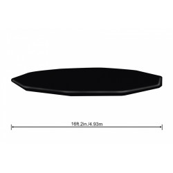 Husa pentru piscine cu diametru 460 si 488 cm, orificii scurgere apa, PVC