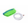 Spatiu de joaca gonflabil, water park copii, minge pulverizatoare, 4 platforme joc, pompa, 450x450x268 cm