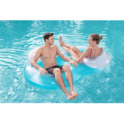 Saltea dubla Bestway, doua spatare, sarcina maxima 160 kg, 188x117 cm